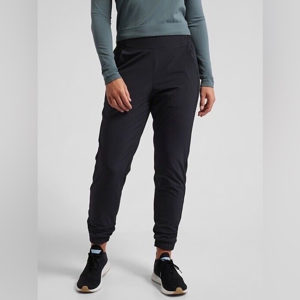 Athleta Black Brooklyn Lined Joggers Size 6